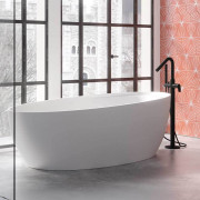 Напольный смеситель для ванны с душевым комплектом Ramon Soler Urban Chic 218503DNM черный Напольный смеситель для ванны с душевым комплектом Ramon Soler Urban Chic 218503DNM черный