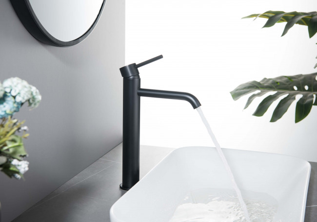 Смеситель для раковины Aquatek Европа 215 без донного клапана, матовый черный AQ1304MB Смеситель для раковины Aquatek Европа 215 без донного клапана, матовый черный AQ1304MB
