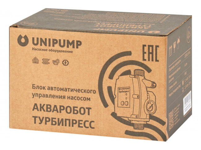Блок управления насосом Unipump ТУРБИПРЕСС 2,2кВт 59421 Блок управления насосом Unipump ТУРБИПРЕСС 2,2кВт 59421