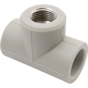 Тройник FV-Plast PPR ВР 32х1/2", серый