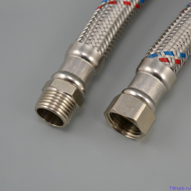 Подводка гибкая для воды Monoflex Гигант SS 20 мм 1/2" L=2 м в-н