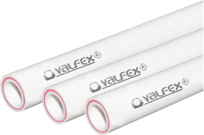 Труба Valfex PPR 110 SDR 6 PN25, армированная стекловолокном, белая