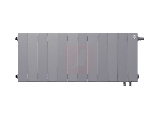 Биметаллический радиатор Royal Thermo Piano Forte 300 VDR Silver Satin, 12 секций Биметаллический радиатор Royal Thermo Piano Forte 300 VDR Silver Satin, 12 секций