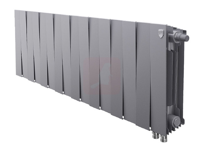 Биметаллический радиатор Royal Thermo Piano Forte 300 VDR Silver Satin, 16 секций Биметаллический радиатор Royal Thermo Piano Forte 300 VDR Silver Satin, 16 секций