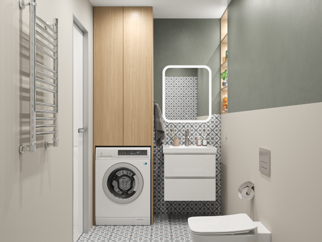 Тумба с раковиной Sanstar Riana 70, 2 ящика, подвесная, белая, Грейс 70