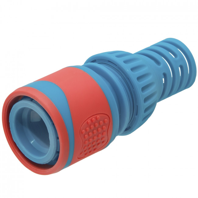 Соединитель без аквастопа для шланга 1/2", MPF, пластик/резина