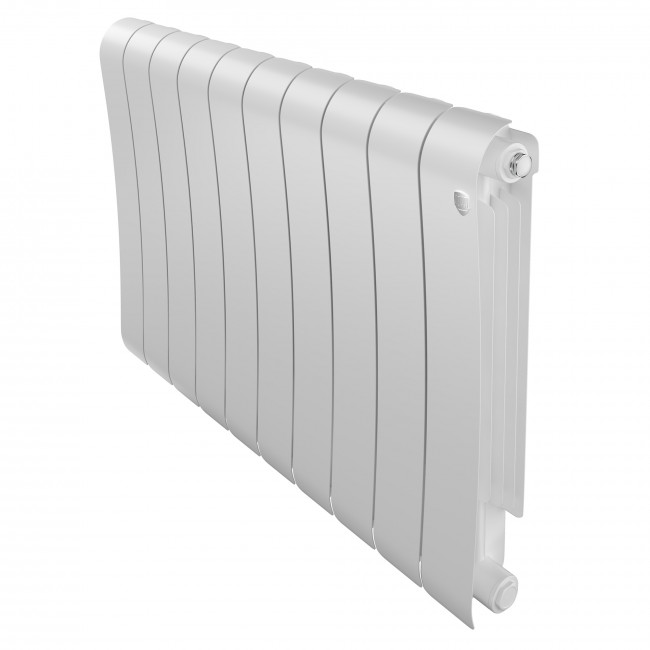 Радиатор биметаллический Royal Thermo Infinity 500 Bianco Traffico — 10 секц.