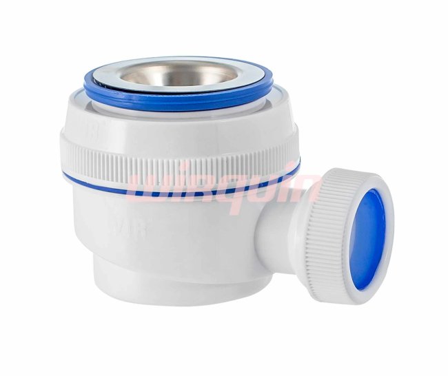 Сифон для душевого поддона VIRPlast 1 1/2" с нержавеющей чашкой 70 Сифон для душевого поддона VIRPlast 1 1/2" с нержавеющей чашкой 70
