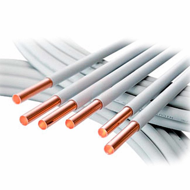 Труба медная Wieland в изоляции PVC WICU 12 x 1,0 отожженная бухта 25м Труба медная Wieland в изоляции PVC WICU 12 x 1,0 отожженная бухта 25м