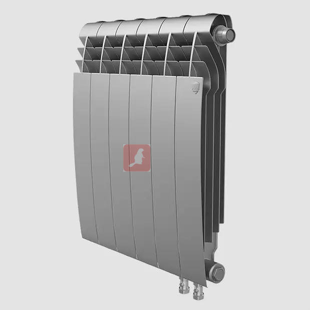 Биметаллический радиатор Royal Thermo BiLiner 500 VDR Silver Satin, 6 секций Биметаллический радиатор Royal Thermo BiLiner 500 VDR Silver Satin, 6 секций