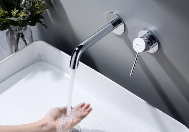 Встраиваемый смеситель для раковины Aquatek Европа настенный 2 отв. (внешняя и скрытая часть), хром AQ1313CR Встраиваемый смеситель для раковины Aquatek Европа настенный 2 отв. (внешняя и скрытая часть), хром AQ1313CR