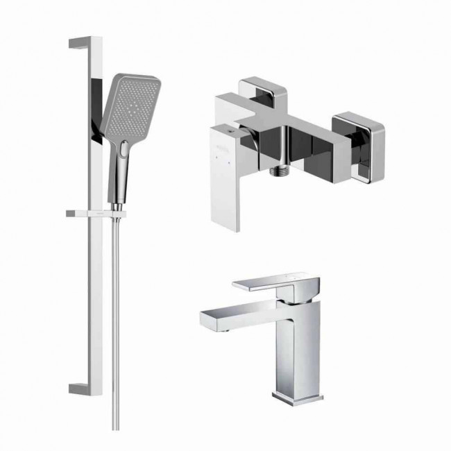 Комплект для ванны Aquatek Либра AQ1631CR 3 в 1, хром Комплект для ванны Aquatek Либра AQ1631CR 3 в 1, хром