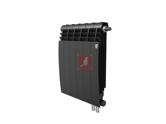 Биметаллический радиатор Royal Thermo BiLiner 500 VDR Noir Sable, 6 секций Биметаллический радиатор Royal Thermo BiLiner 500 VDR Noir Sable, 6 секций