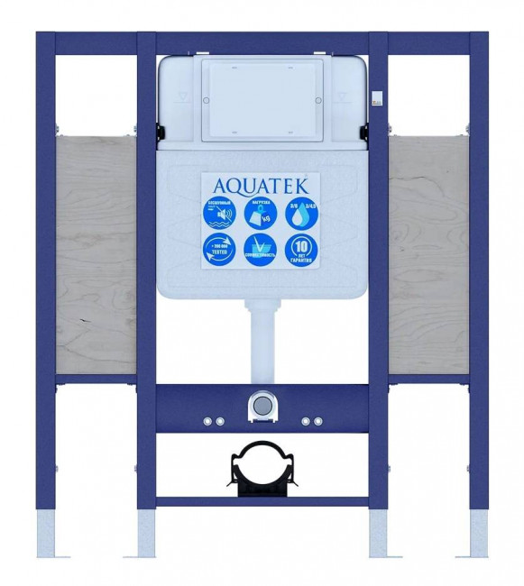 Инсталляция для подвесного унитаза Aquatek 1130*950*100, для лиц с ограниченными возможностями