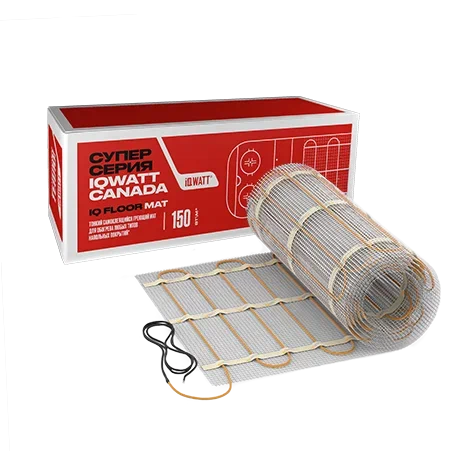 Тонкий самоклеящийся греющий мат IQWATT IQ FLOOR MAT 150 Вт/м2 - 4,0 м.кв. Тонкий самоклеящийся греющий мат IQWATT IQ FLOOR MAT 150 Вт/м2 - 4,0 м.кв.