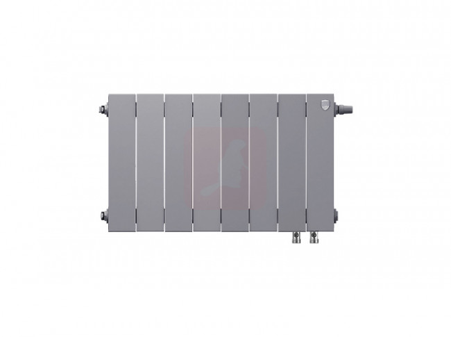 Биметаллический радиатор Royal Thermo Piano Forte 300 VDR Silver Satin, 8 секций Биметаллический радиатор Royal Thermo Piano Forte 300 VDR Silver Satin, 8 секций