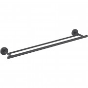 Полотенцедержатель двойной Aquatek Оберон 600 мм, матовый черный AQ4230MB Полотенцедержатель двойной Aquatek Оберон 600 мм, матовый черный AQ4230MB