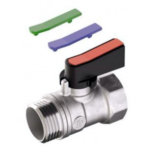 Кран мини шаровой Giacomini R694 ДУ15(1/2") ВР-НР ручка-пластиковый флажок GIA R694X003 Кран мини шаровой Giacomini R694 ДУ15(1/2") ВР-НР ручка-пластиковый флажок GIA R694X003