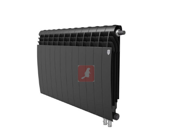 Биметаллический радиатор Royal Thermo BiLiner 500 VDR Noir Sable, 12секций Биметаллический радиатор Royal Thermo BiLiner 500 VDR Noir Sable, 12секций