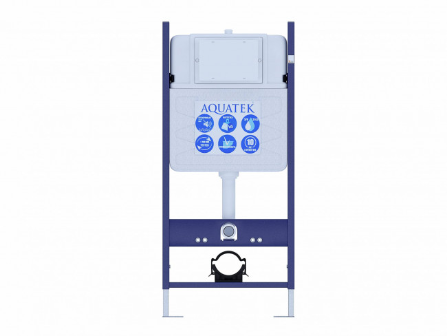 Инсталляция для подвесного унитаза Aquatek ECO Standart 50 (без верхней планки) 1130*500*100, звукоизоляционная прокладка Инсталляция для подвесного унитаза Aquatek ECO Standart 50 (без верхней планки) 1130*500*100, звукоизоляционная прокладка