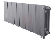 Биметаллический радиатор Royal Thermo Piano Forte 300 VDR Silver Satin, 14 секций