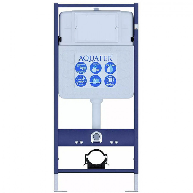 Комплект подвесного унитаза Aquatek Европа AQ1900-00 и инсталляции Aquatek Standard 50 INS-0000012 с звукоизол. прокладкой (без клавиши и крепежа) Комплект подвесного унитаза Aquatek Европа AQ1900-00 и инсталляции Aquatek Standard 50 INS-0000012 с звукоизол. прокладкой (без клавиши и крепежа)