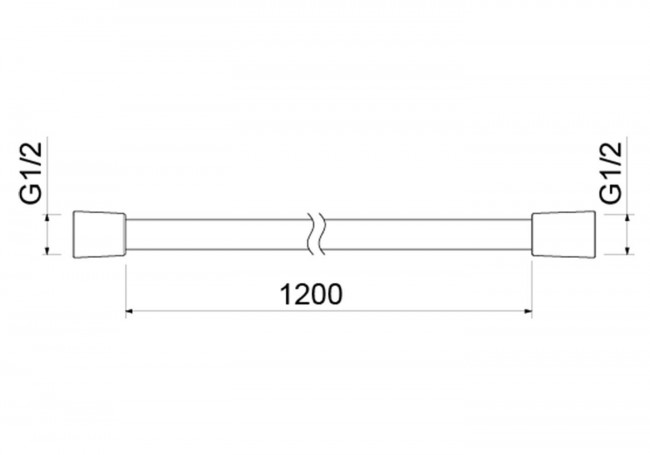 Шланг для душа Aquatek 1200 мм (ПВХ), оружейная сталь AQ2104BGM Шланг для душа Aquatek 1200 мм (ПВХ), оружейная сталь AQ2104BGM