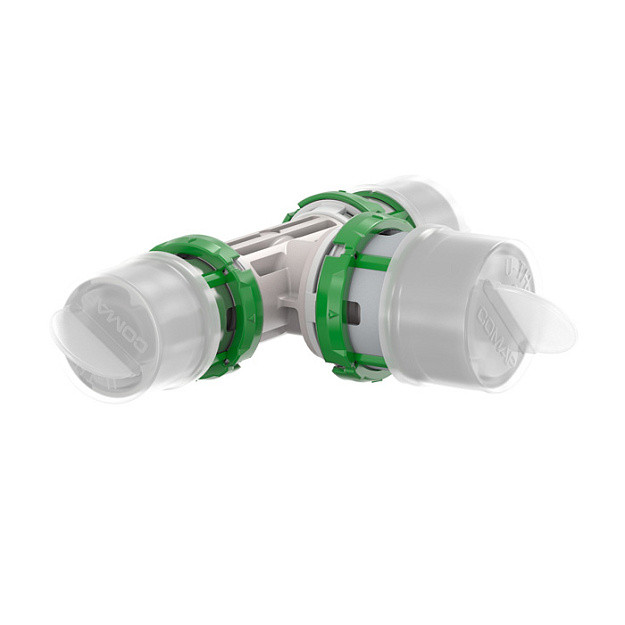 Пресс-тройник переходной Comap SkinPress 20х20х16 P130R PPSU 9130RW202016 Пресс-тройник переходной Comap SkinPress 20х20х16 P130R PPSU 9130RW202016