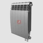 Биметаллический радиатор Royal Thermo BiLiner 500 VDR Silver Satin, 10 секций
