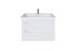 Тумба с раковиной Sanstar Адель 80, подвесная, 2 ящика, белая, Fest-80