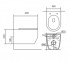 Комплект подвесного унитаза Aquatek Европа AQ1106-00 и инсталляции Aquatek Standard 50 INS-0000012 с звукоизол. прокладкой (без клавиши и крепежа)