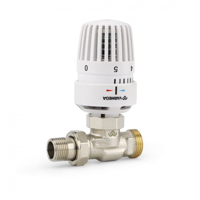 Ограничитель температуры обратного потока Varmega VM12102 RTL, 1/2 х 3/4"EK НР, прямой