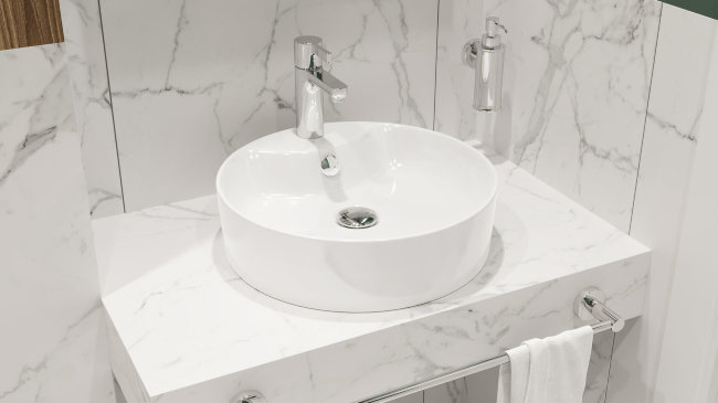 Раковина накладная Sanita luxe Best Shelf