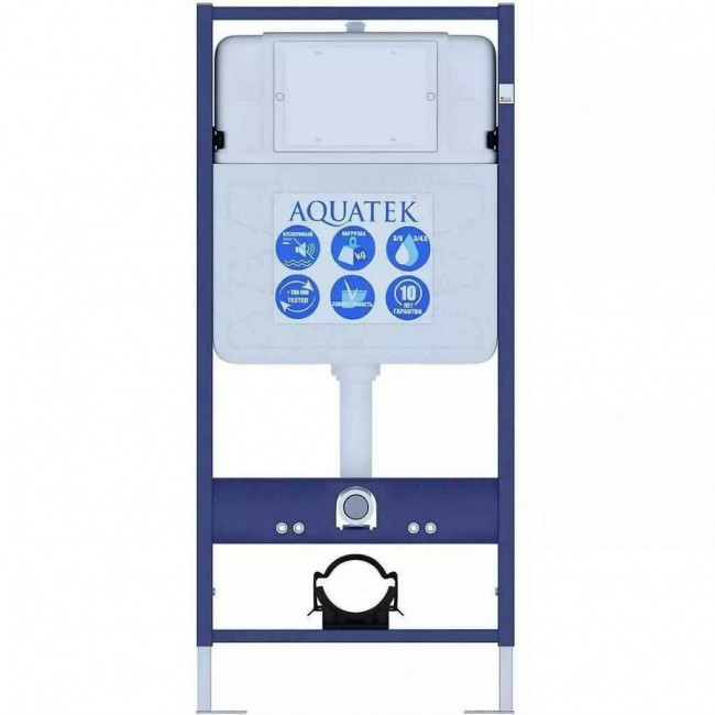 Комплект подвесного унитаза Aquatek Европа AQ1106L-00 и инсталляции Aquatek Standard 50 INS-0000012 с звукоизол. прокладкой (без клавиши и крепежа) Комплект подвесного унитаза Aquatek Европа AQ1106L-00 и инсталляции Aquatek Standard 50 INS-0000012 с звукоизол. прокладкой (без клавиши и крепежа)