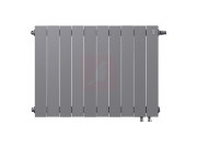 Биметаллический радиатор Royal Thermo Piano Forte 500 VDR Silver Satin, 10 секций