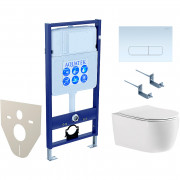 Комплект подвесного унитаза Aquatek Европа AQ1106-00 и инсталляции Aquatek Standard 50 INS-0000012 с звукоизол. прокладкой, панелью смыва KDI-0000013 (белая) и крепежом. Комплект подвесного унитаза Aquatek Европа AQ1106-00 и инсталляции Aquatek Standard 50 INS-0000012 с звукоизол. прокладкой, панелью смыва KDI-0000013 (белая) и крепежом.