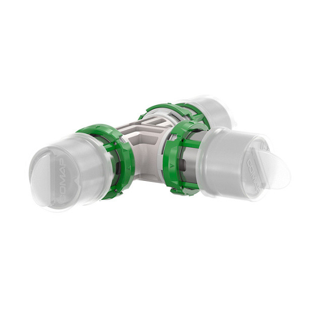 Пресс-тройник равнопроходной Comap SkinPress 20х20х20 P130 PPSU 9130W20