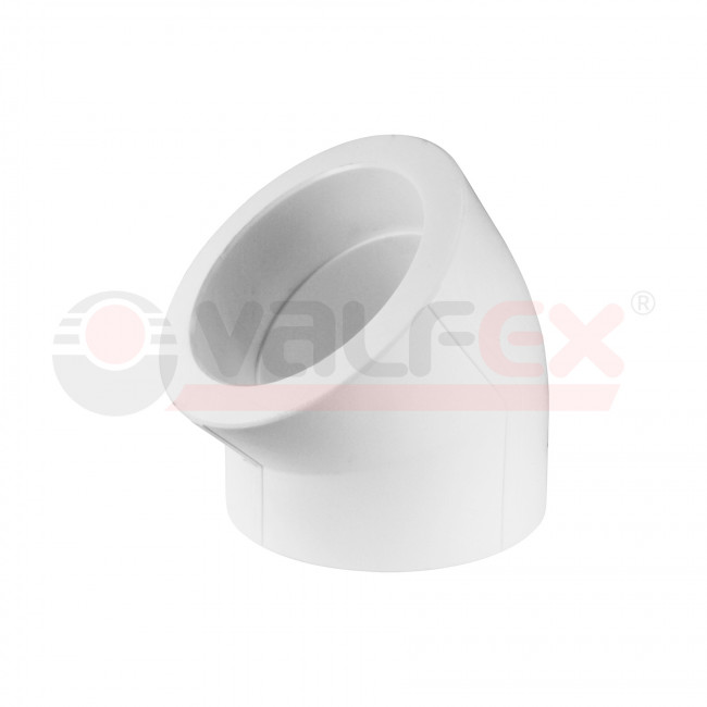 Колено Valfex PPR 40х45, белое Колено Valfex PPR 40х45, белое
