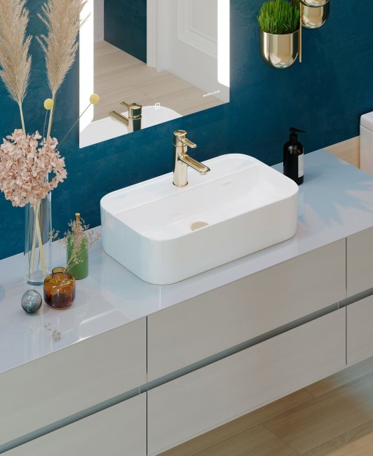 Раковина накладная Sanita luxe Infinity Shelf Раковина накладная Sanita luxe Infinity Shelf