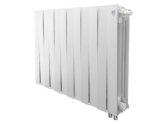 Биметаллический радиатор Royal Thermo Piano Forte 500 VDR Bianco Traffico, 12 секций