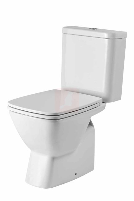 Унитаз-компакт Santek Нео горизонт.выпуск, дюро, 2-реж. метал. крепление, soft-close, slim Унитаз-компакт Santek Нео горизонт.выпуск, дюро, 2-реж. метал. крепление, soft-close, slim