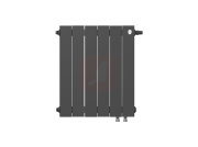 Биметаллический радиатор Royal Thermo Piano Forte 500 VDR Noir Sable, 6 секций