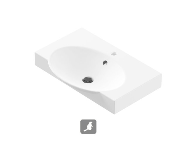 Раковина мебельная Sanita luxe INFINITY 65 Раковина мебельная Sanita luxe INFINITY 65