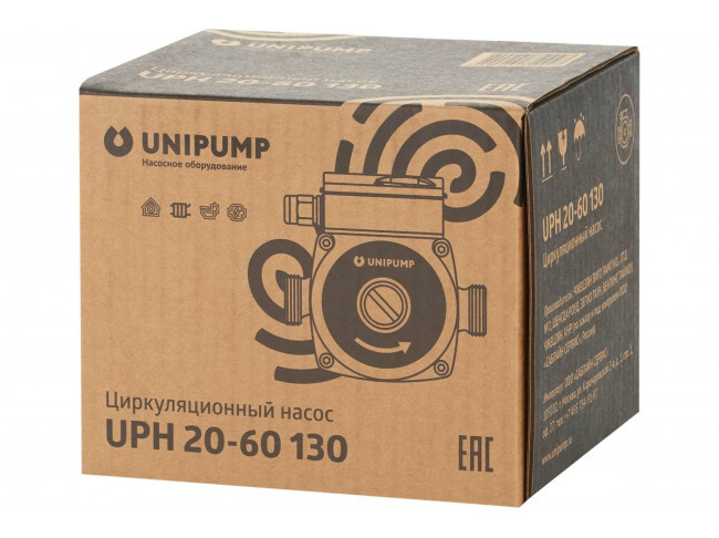 Насос циркуляционный ГВС Unipump UPH 20/60 130 латунь 21725 Насос циркуляционный ГВС Unipump UPH 20/60 130 латунь 21725