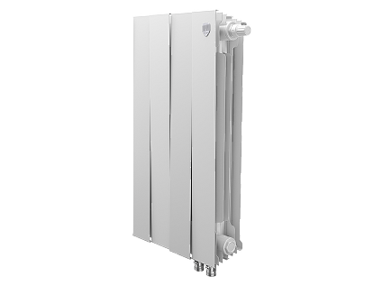Биметаллический радиатор Royal Thermo Piano Forte 500 VDR Bianco Traffico, 4 секции Биметаллический радиатор Royal Thermo Piano Forte 500 VDR Bianco Traffico, 4 секции