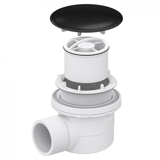 Сифон для душевых поддонов RGW Velplex QYD-06 D60 мм с сухим затвором, черный 18241106-04 Сифон для душевых поддонов RGW Velplex QYD-06 D60 мм с сухим затвором, черный 18241106-04