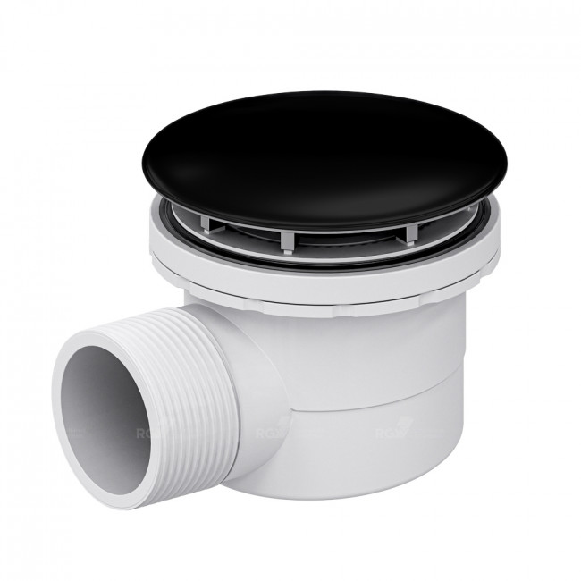 Сифон для душевых поддонов RGW Velplex QYD-06 D60 мм с сухим затвором, черный 18241106-04 Сифон для душевых поддонов RGW Velplex QYD-06 D60 мм с сухим затвором, черный 18241106-04