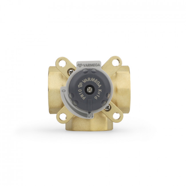 Клапан трехходовой, поворотный, смесительный Varmega VMMV01 ВР DN32, 1 1/4", Kvs 16,0