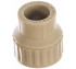 Муфта комбинированная, переходная Valfex PPR ВР 20х1/2", серая
