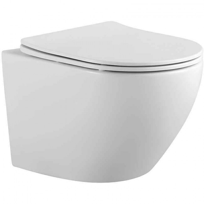 Комплект подвесного унитаза Aquatek Европа AQ1900T-00 и инсталляции Aquatek Standard 50 INS-0000012 с звукоизол. прокладкой (без клавиши) и крепежом  KKI-0000001